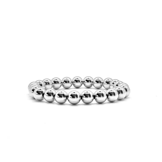 8MM STERLING SILVER BRACELET