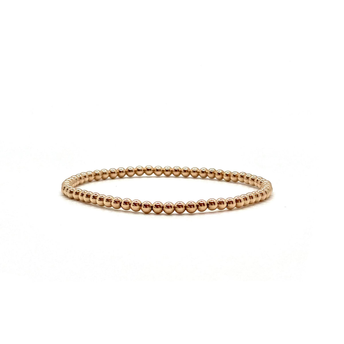 3MM ROSE FILLED GOLD BRACELET