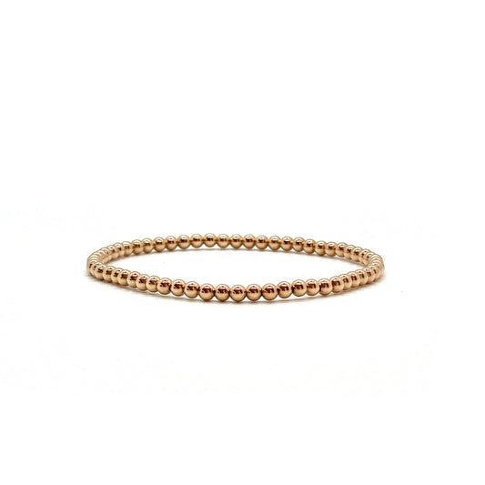 3MM ROSE FILLED GOLD BRACELET