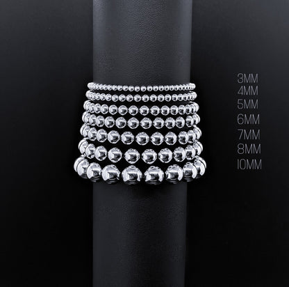 7MM STERLING SILVER BRACELET