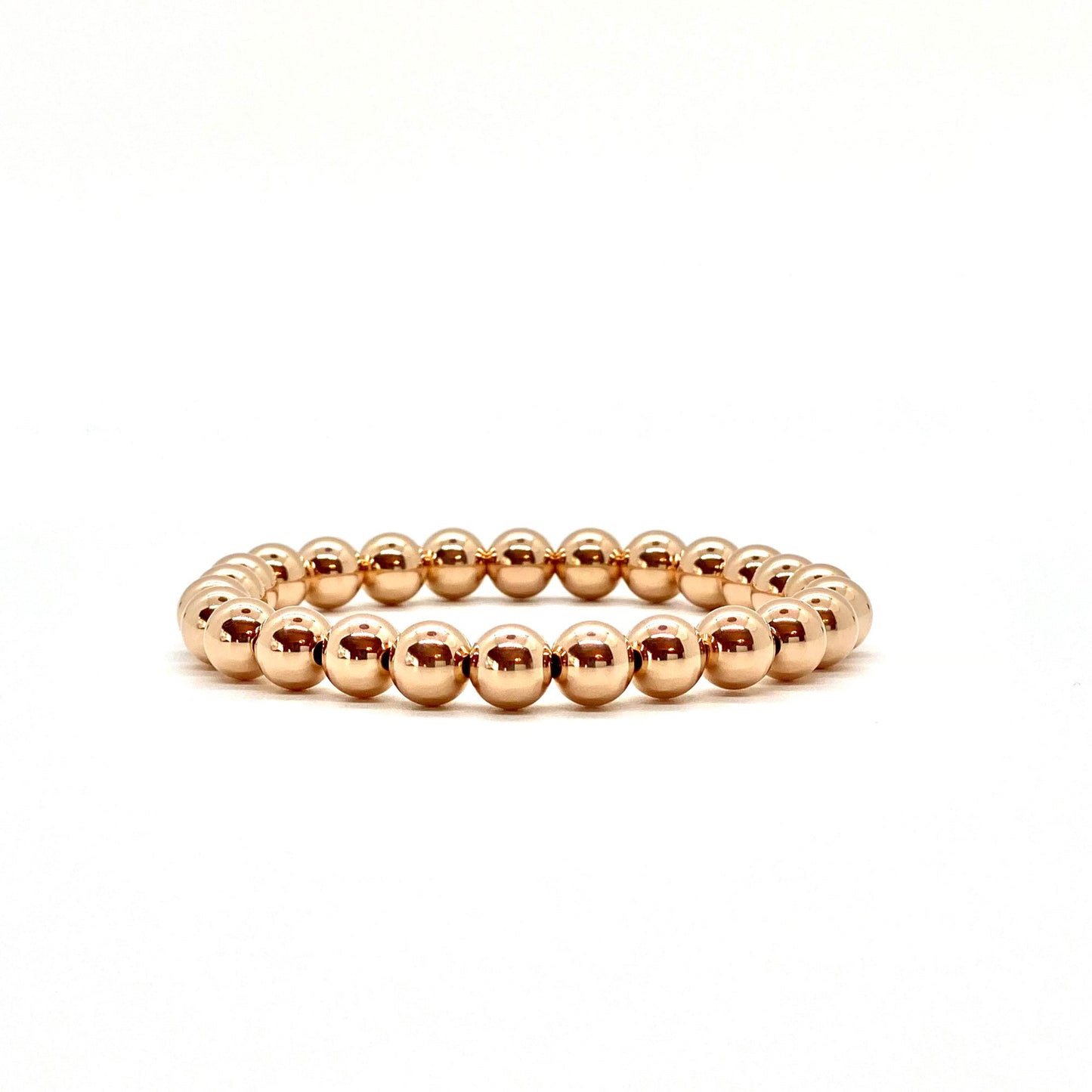 7MM ROSE GOLD FILLED BRACELET