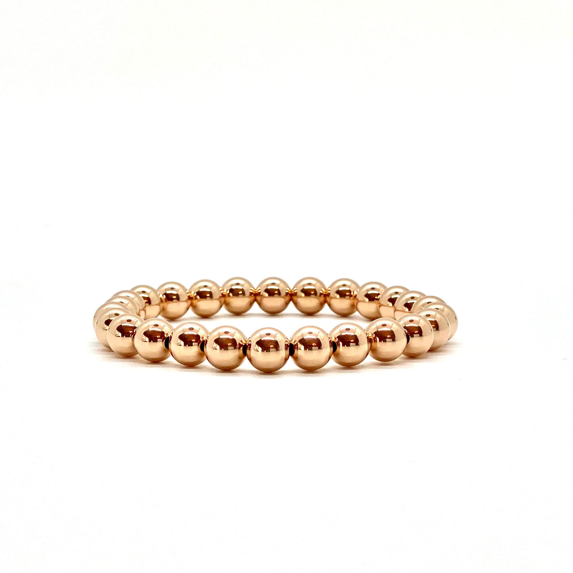 7MM ROSE GOLD FILLED BRACELET