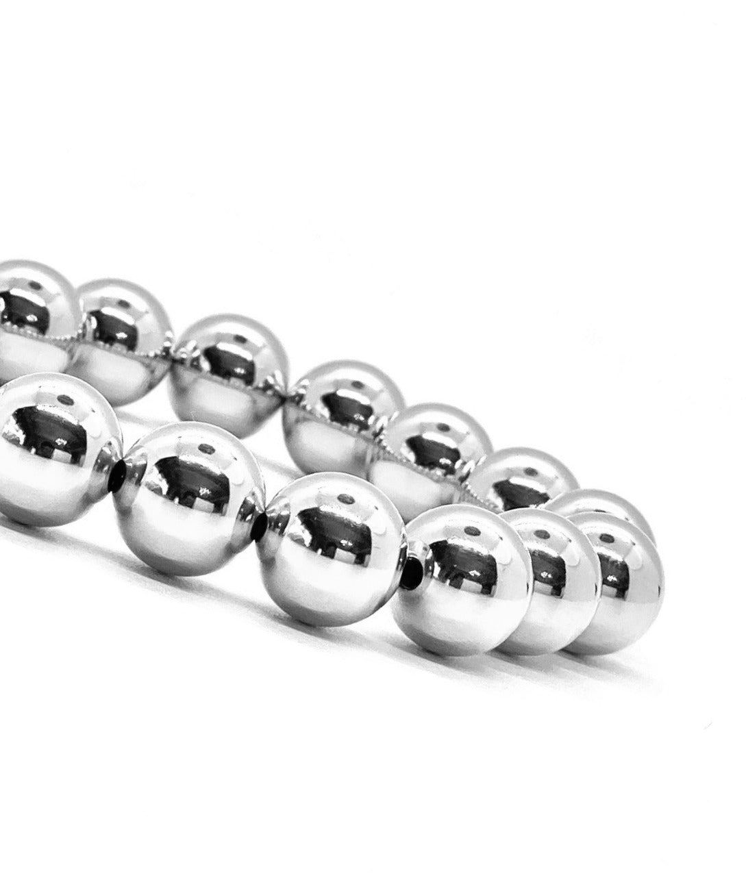 10MM STERLING SILVER BRACELET