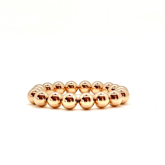 10MM ROSE GOLD FILLED BRACELET