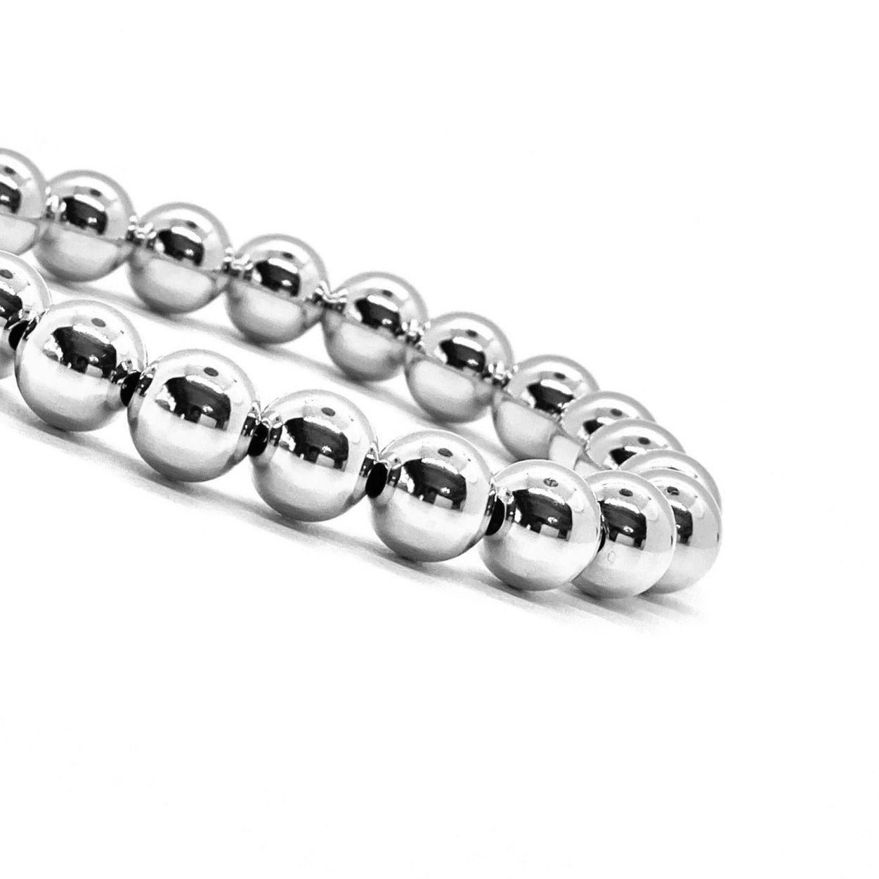 8MM STERLING SILVER BRACELET