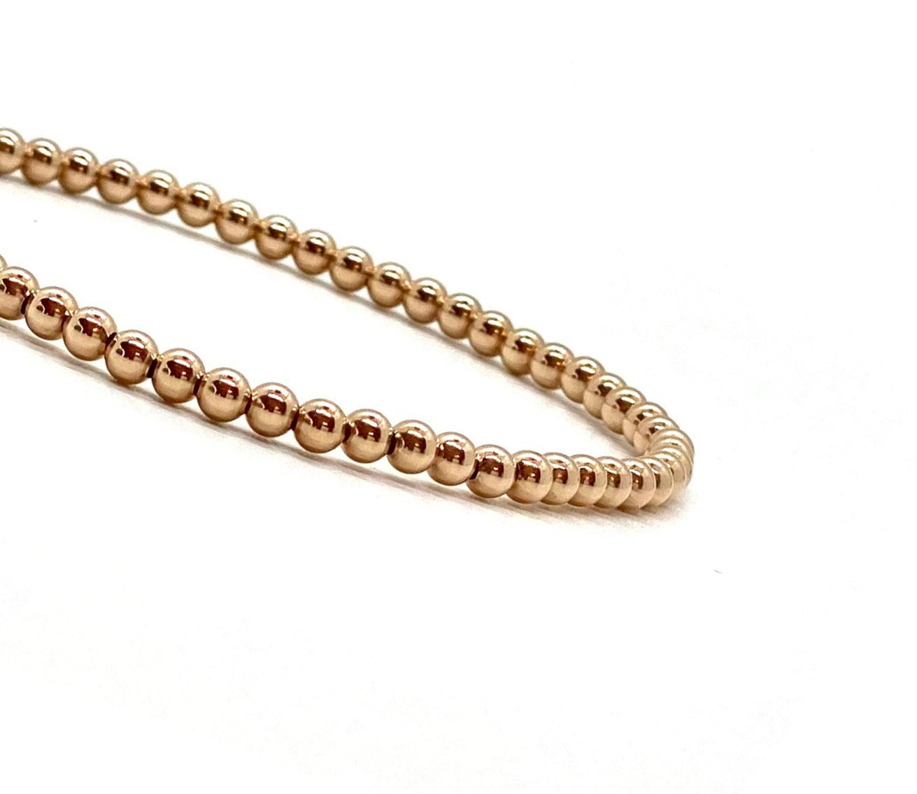 3MM ROSE FILLED GOLD BRACELET