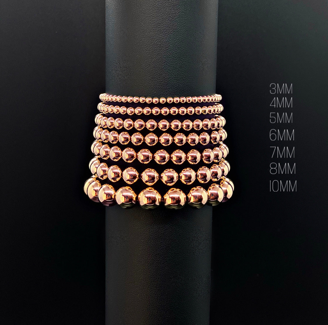 5MM ROSE GOLD FILLED BRACELET