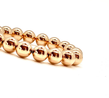 10MM ROSE GOLD FILLED BRACELET