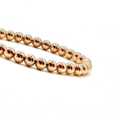 5MM ROSE GOLD FILLED BRACELET