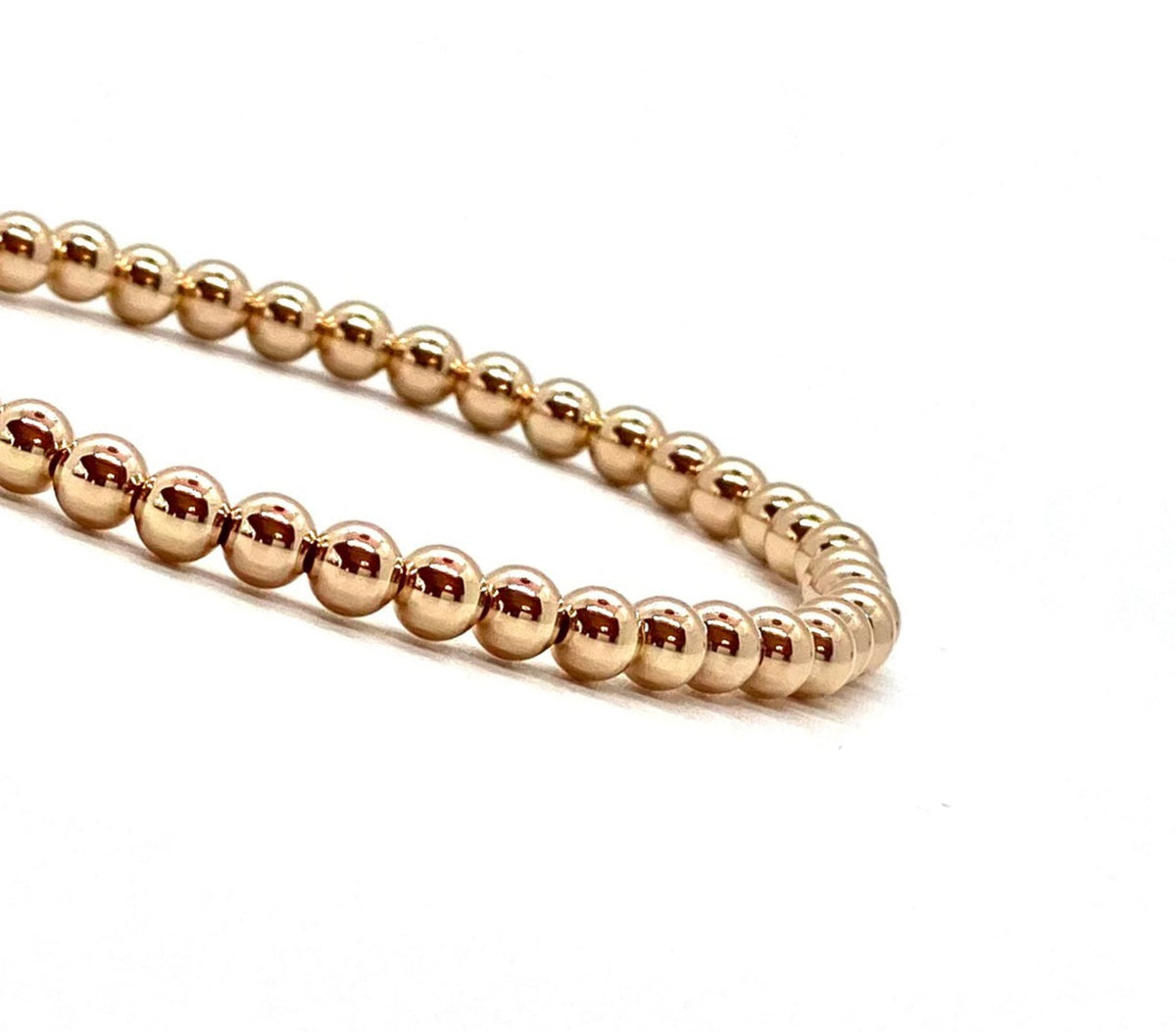 4MM ROSE GOLD FILLED BRACELET
