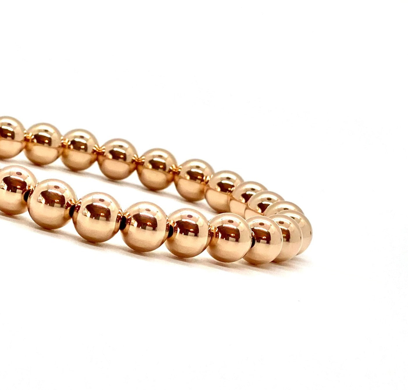 7MM ROSE GOLD FILLED BRACELET