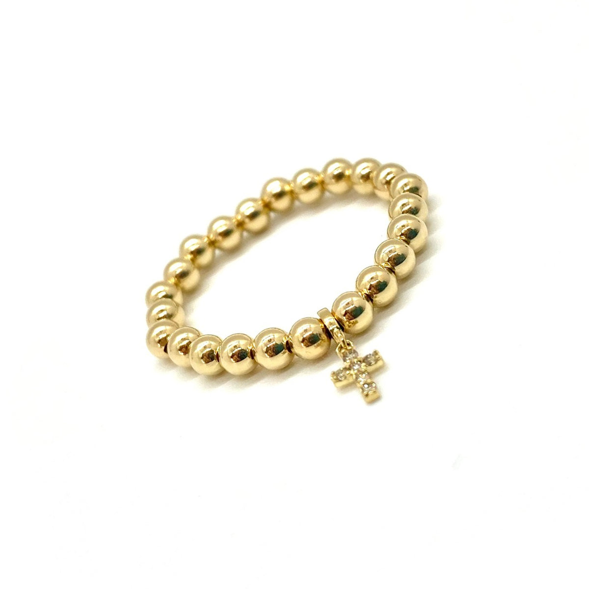 DIAMOND DAINTY CROSS RING