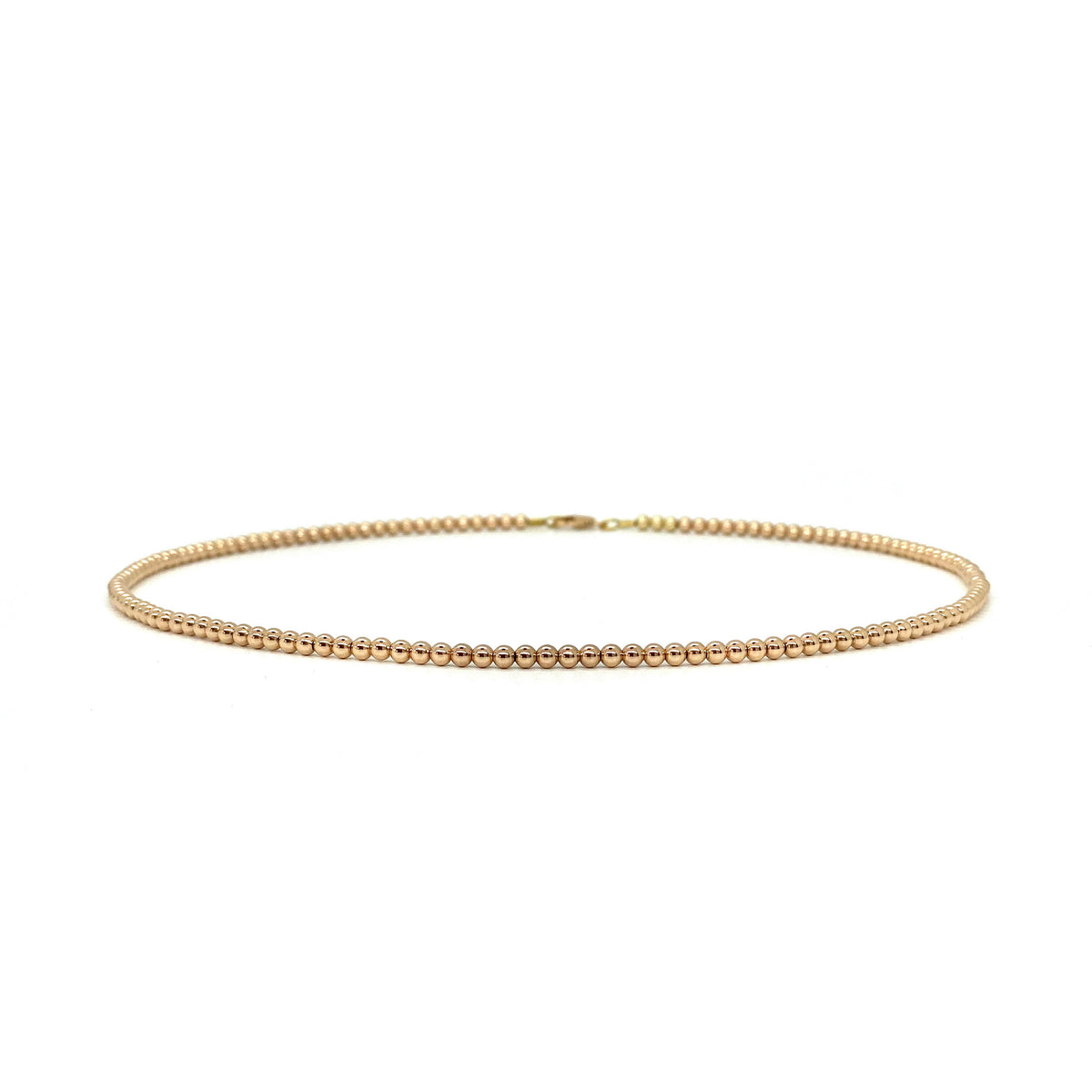 3MM ROSE GOLD FILLED NECKLACE