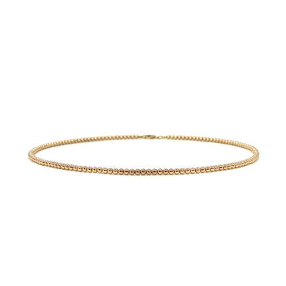 3MM ROSE GOLD FILLED NECKLACE