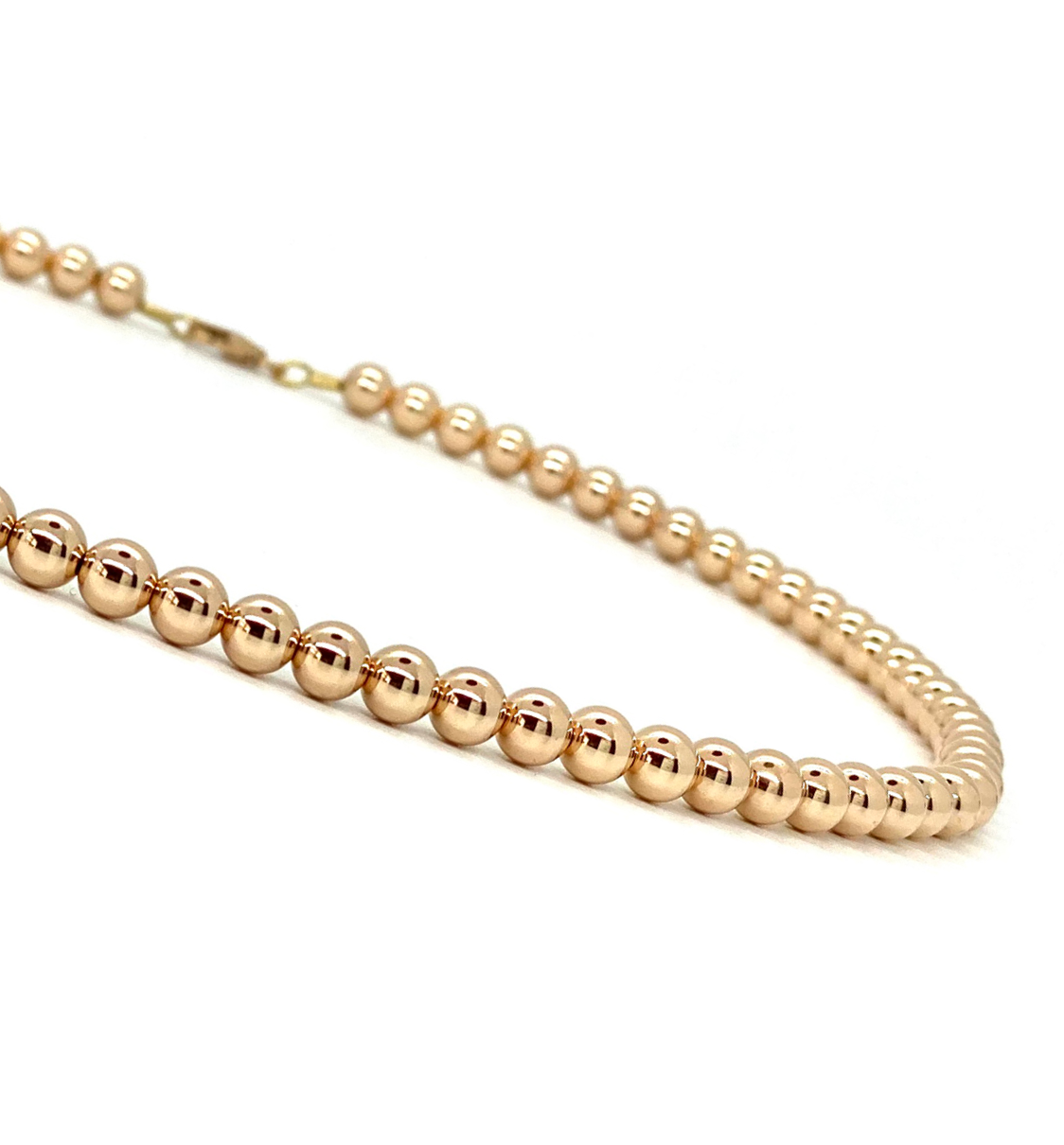 5MM ROSE GOLD FILLED NECKLACE