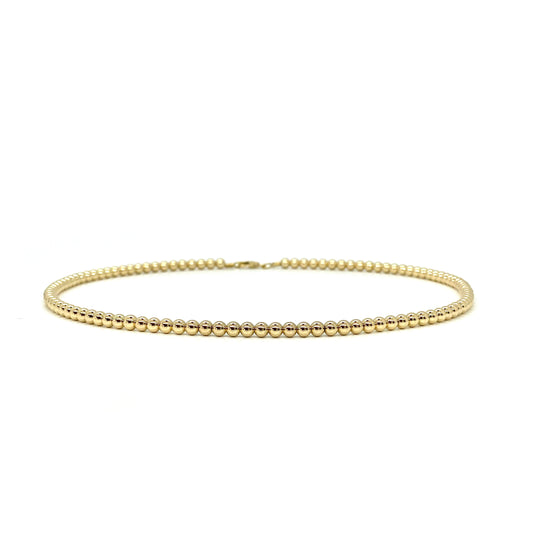 4MM GOLD FILLED NECKLACE