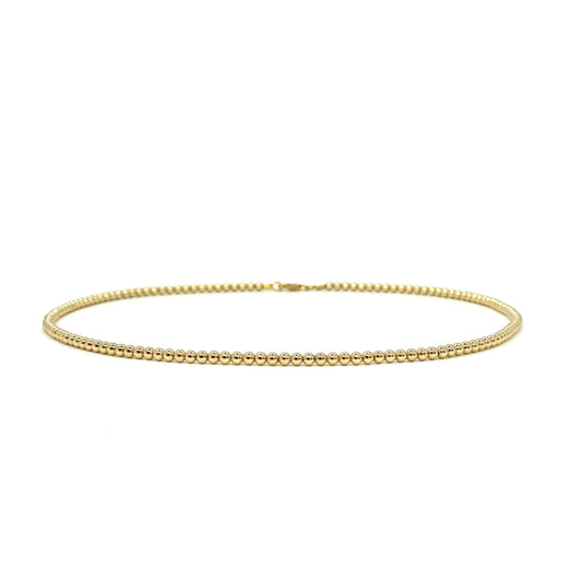 3MM GOLD FILLED NECKLACE