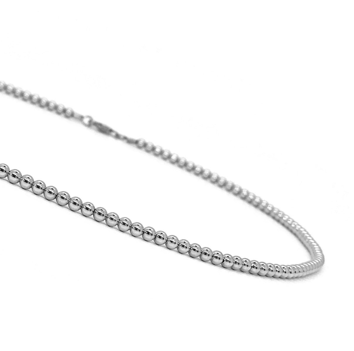 3MM STERLING SILVER NECKLACE