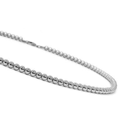 4MM STERLING SILVER NECKLACE