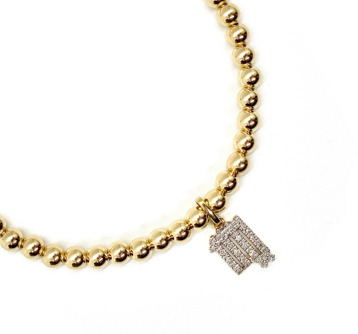 DIAMOND VIRGO CHARM BRACELET