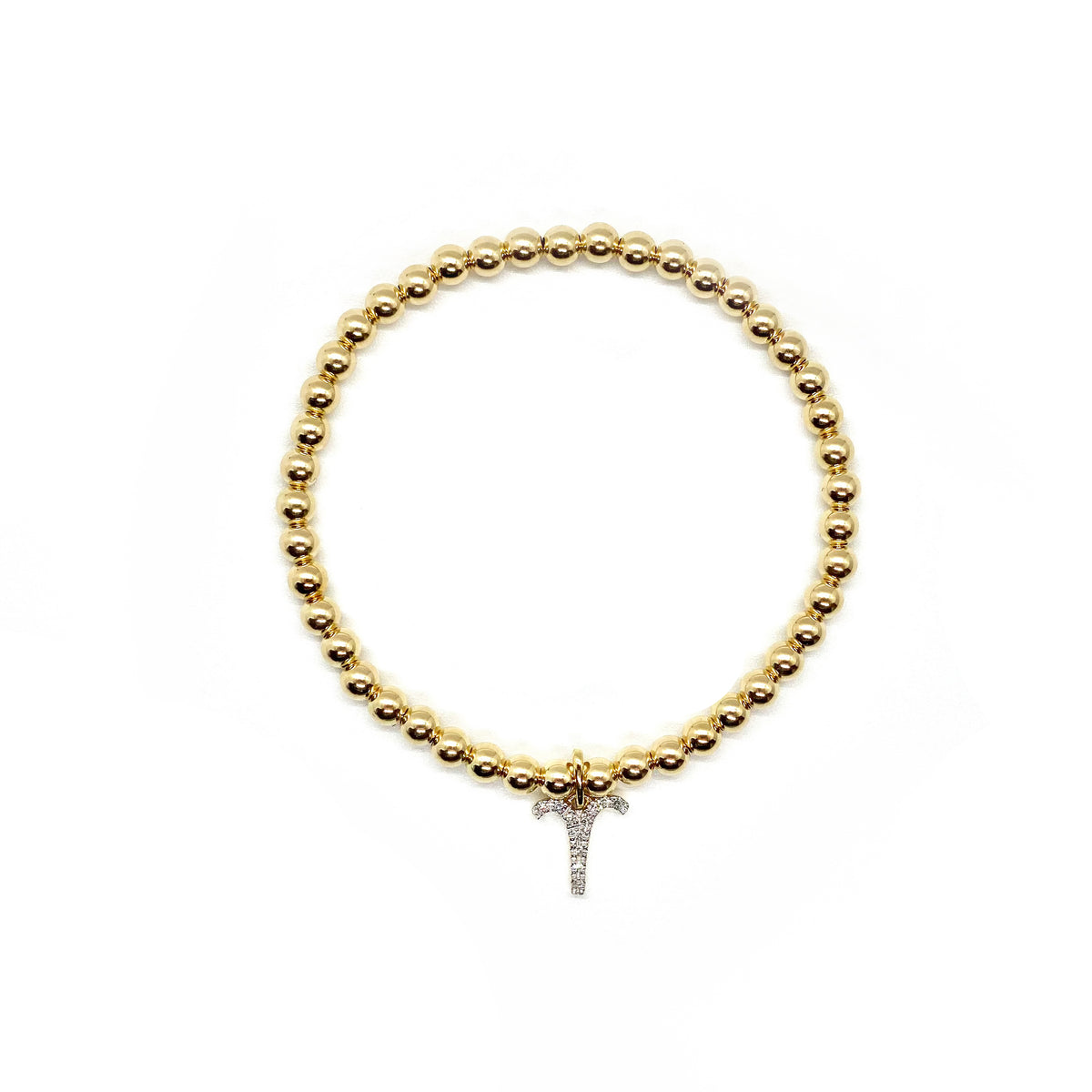DIAMOND ARIES CHARM BRACELET
