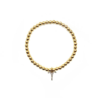 DIAMOND ARIES CHARM BRACELET