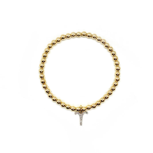 DIAMOND ARIES CHARM BRACELET