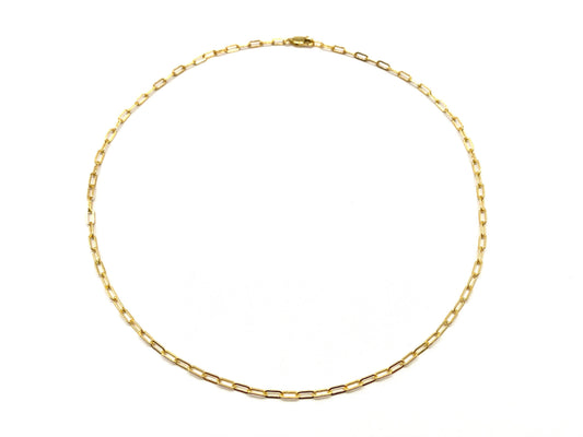 14K GOLD FILLED MINI PAPERCLIP CHAIN