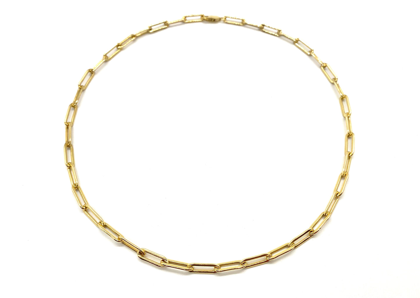 14K GOLD FILLED JUMBO PAPERCLIP CHAIN