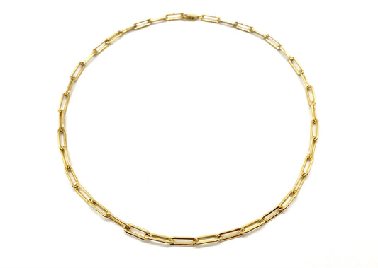 14K GOLD FILLED JUMBO PAPERCLIP CHAIN
