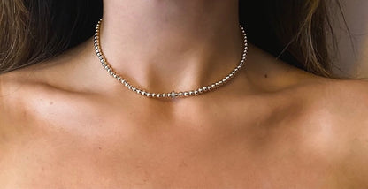3MM GOLD FILLED NECKLACE WITH 14K DIAMOND RONDELLE