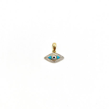 DIAMOND EVIL EYE CHARM