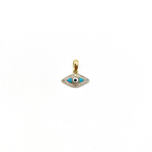 DIAMOND EVIL EYE CHARM