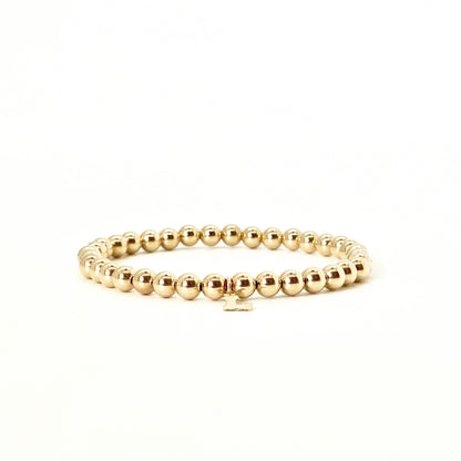 THE INITIAL BEADED BRACELET