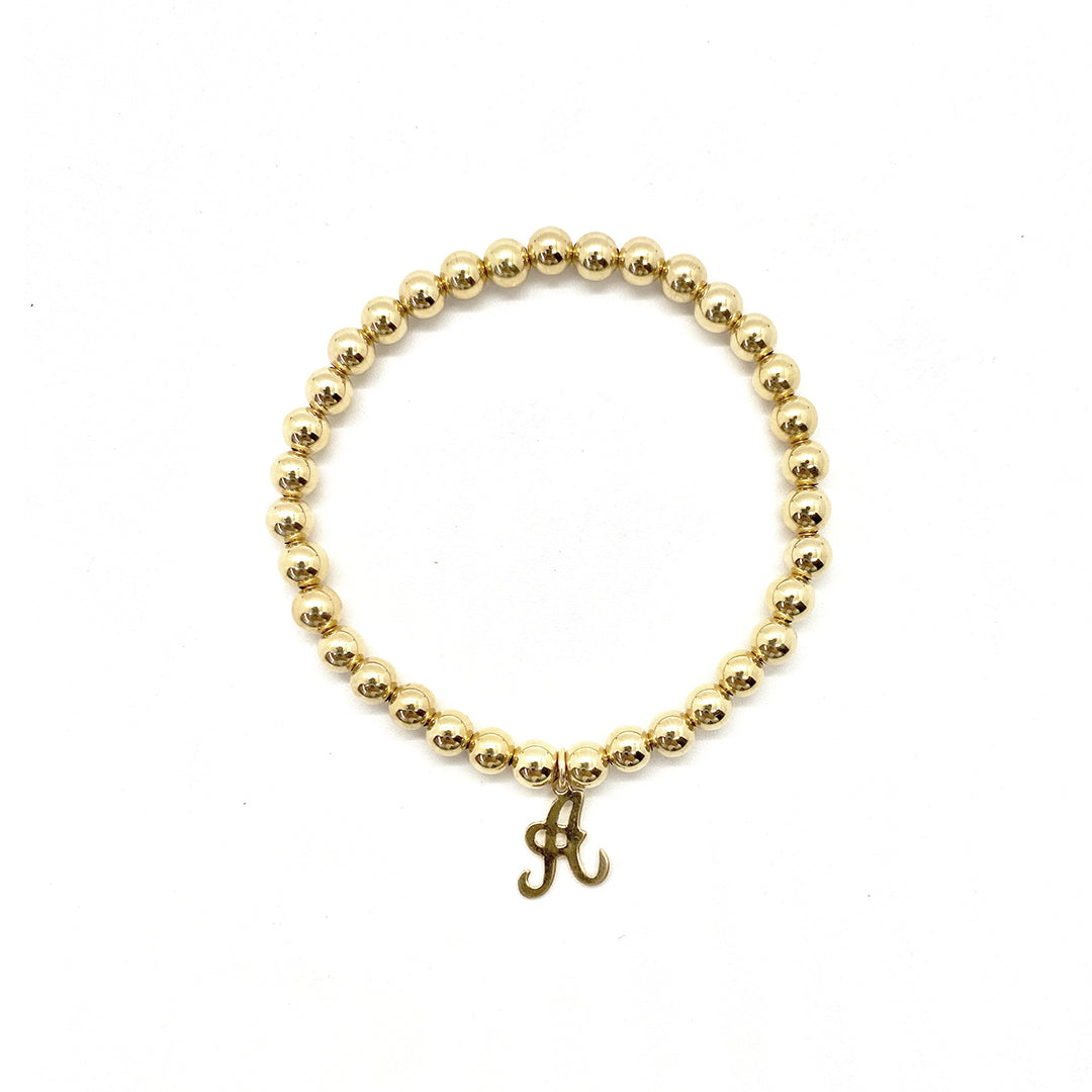 THE INITIAL BEADED BRACELET