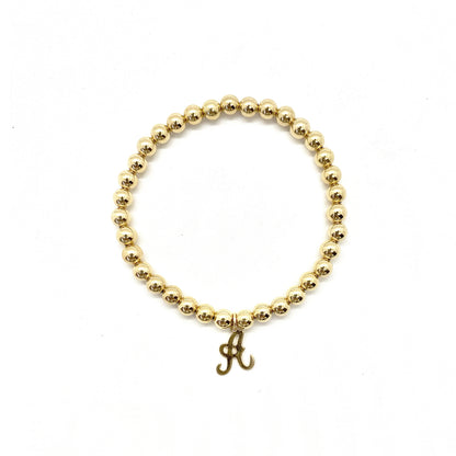 THE INITIAL BEADED BRACELET
