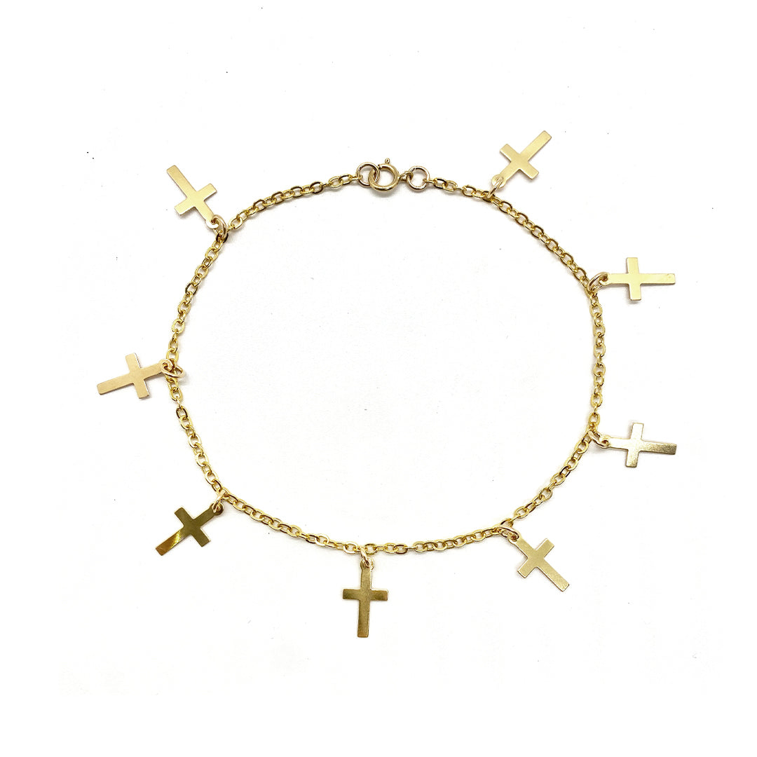 CROSS ANKLET