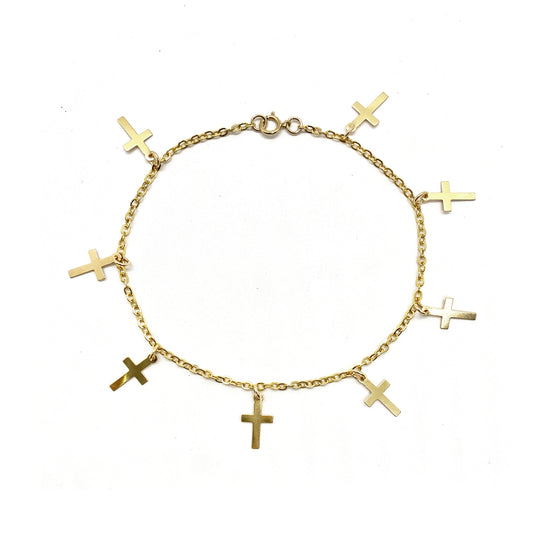 CROSS ANKLET