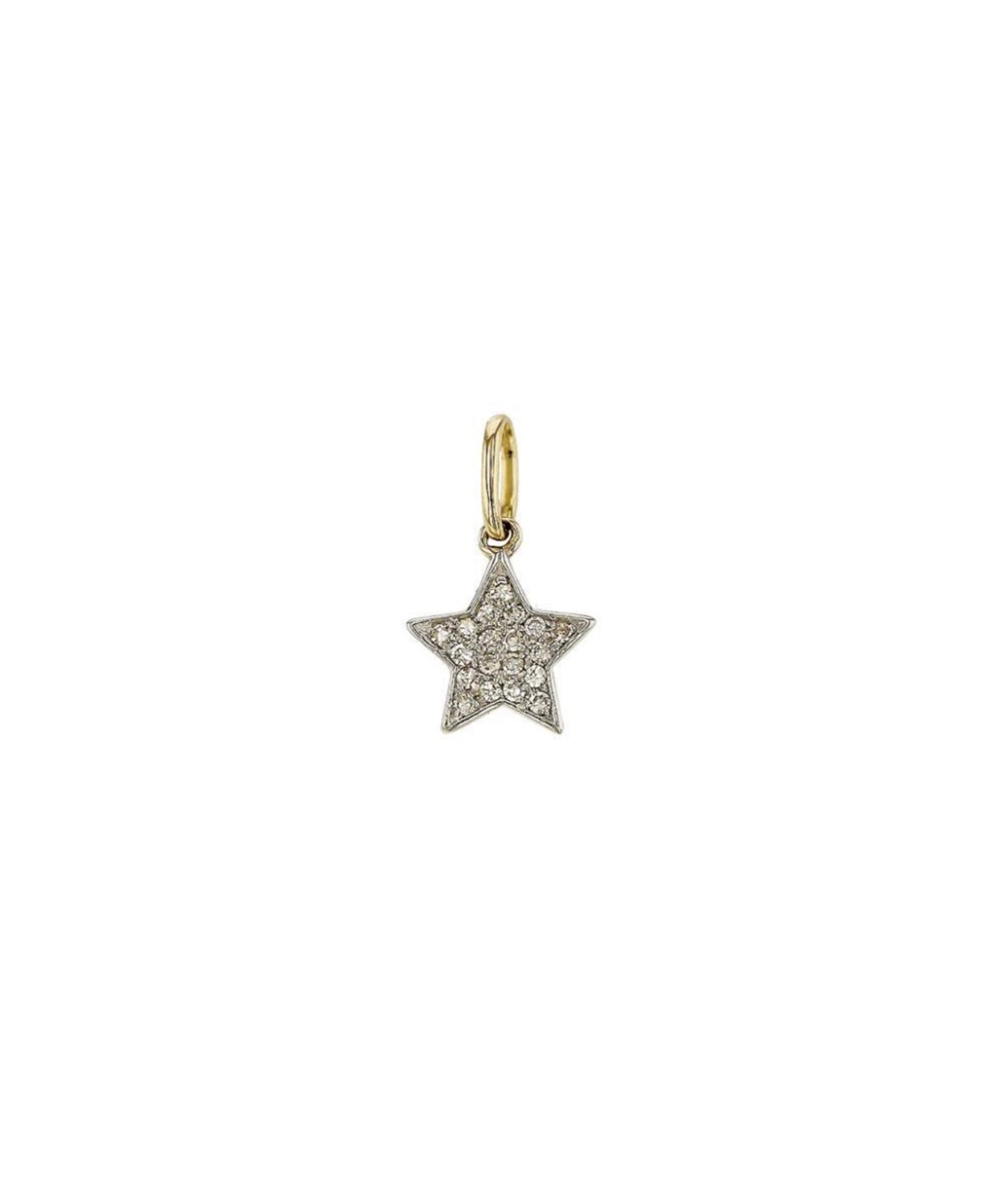 14K DIAMOND STAR CHARM