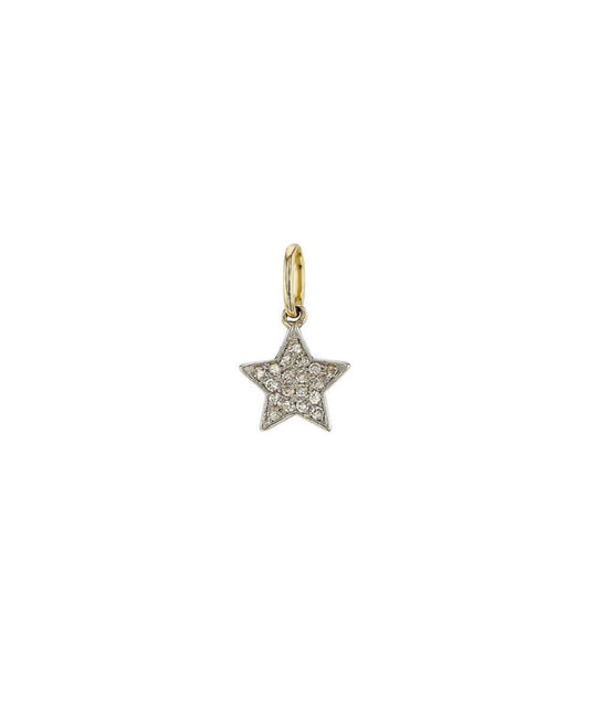 14K DIAMOND STAR CHARM