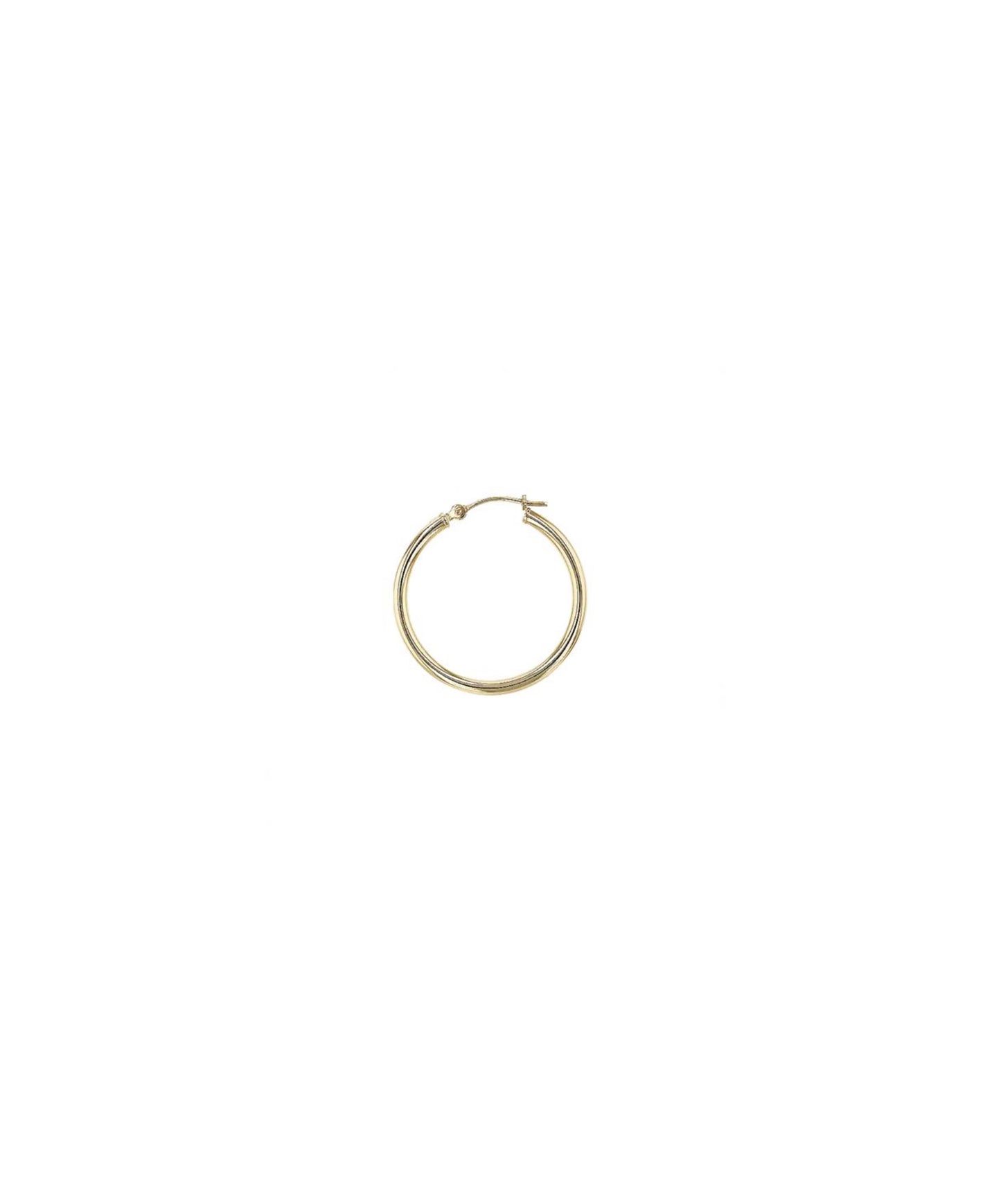 ROUND HOOP EARRINGS