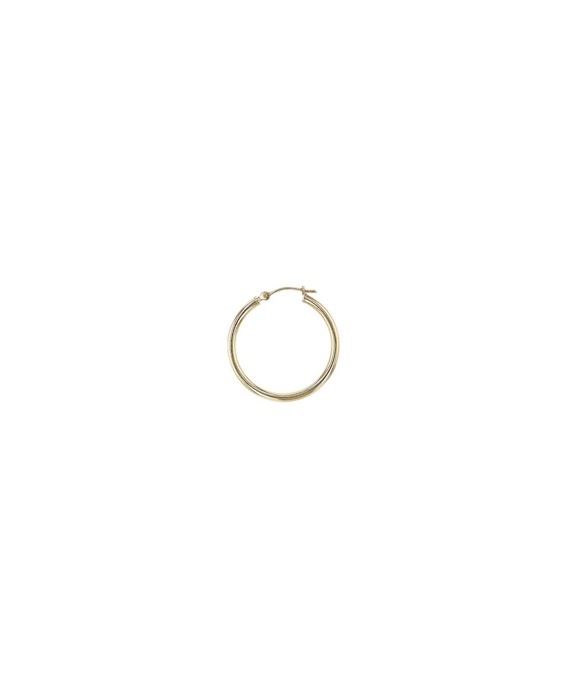 ROUND HOOP EARRINGS