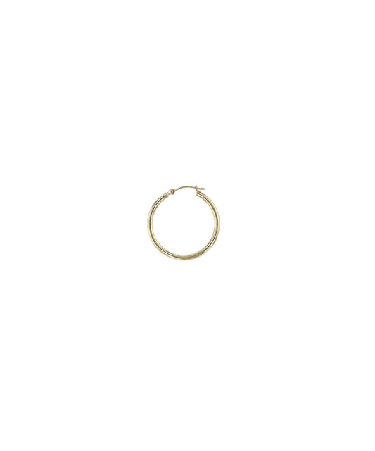 ROUND HOOP EARRINGS
