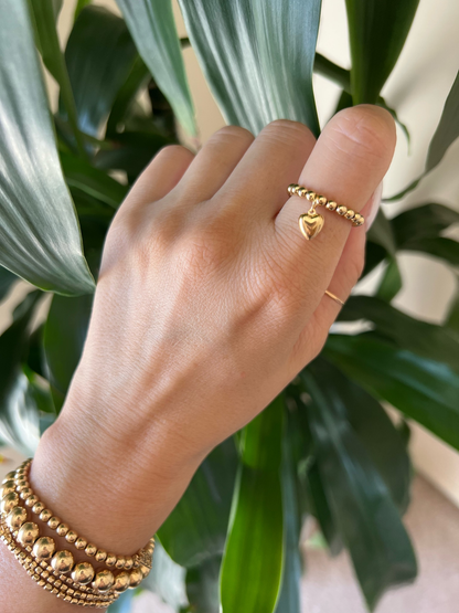 GOLDEN HEART RING
