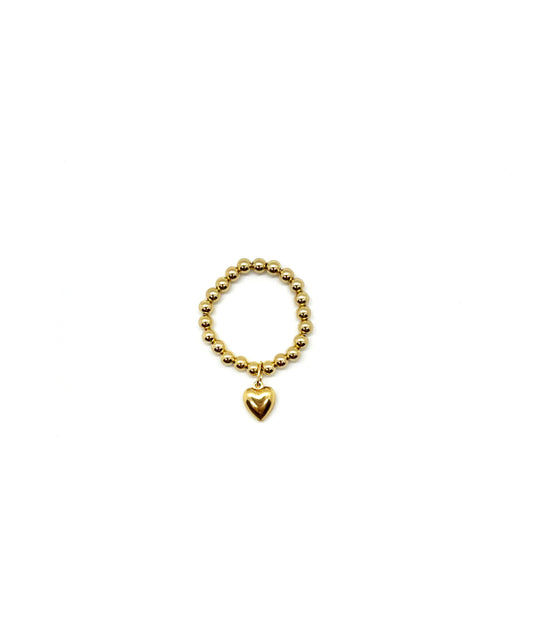 GOLDEN HEART RING