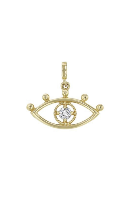 DIAMOND EVIL EYE CHARM BRACELET