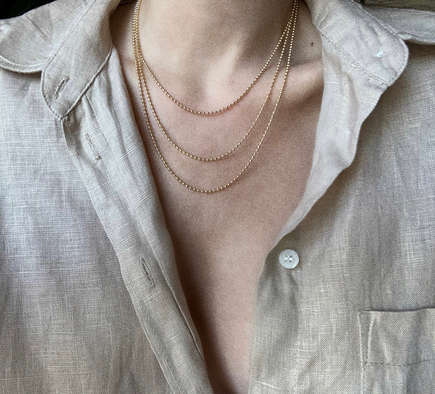 BALL CHAIN NECKLACE