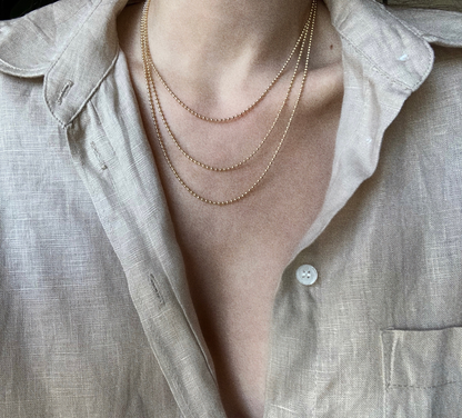 BALL CHAIN NECKLACE