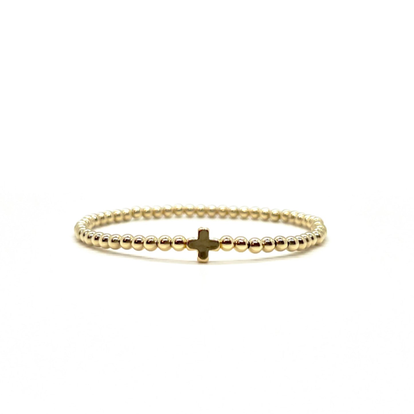 CROSS BEADED BRACELET
