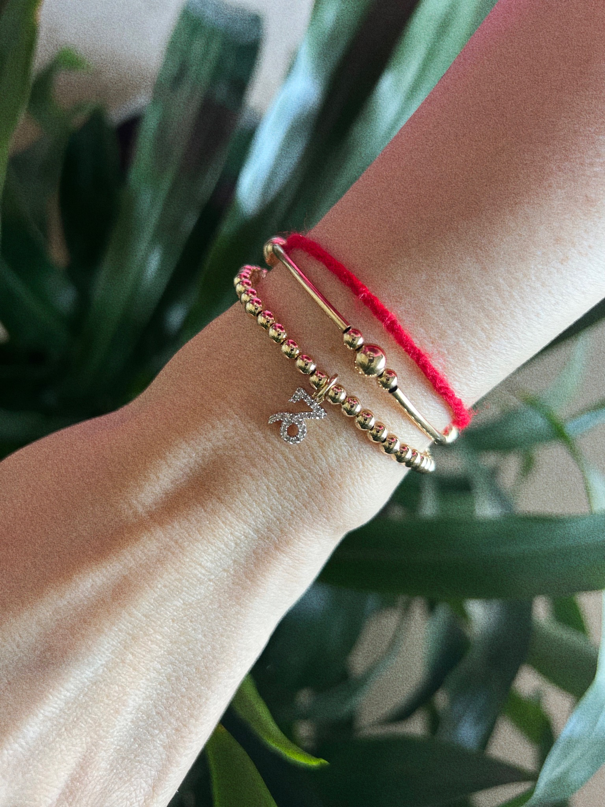 DIAMOND CAPRICORN CHARM BRACELET